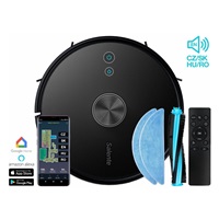 Salente L6, laserový robotický vysavač, stírání vodou, nabíjecí stanice, černý