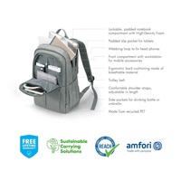 DICOTA Eco Backpack SCALE 13-15.6 grey