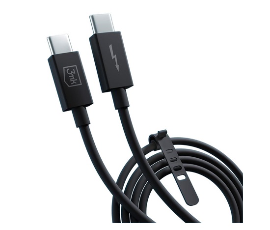 3mk datový kabel - Hyper ThunderBolt Cable 240W, černá