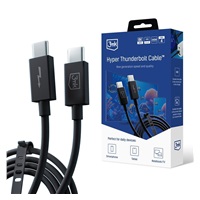 3mk datový kabel - Hyper ThunderBolt Cable 240W, černá