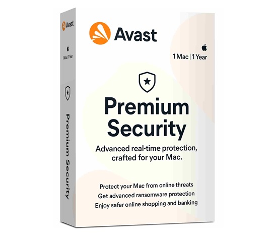 _Prodloužení Avast Premium Security for MAC 1 zařízení na 12 měsíců