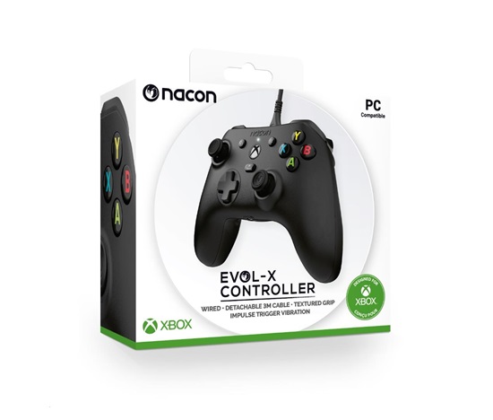 Herní ovladač Nacon Evol-X Controller – Black