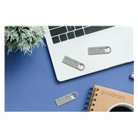 GOODRAM Flash Disk UNO3 128GB, USB 3.2 Gen1, stříbrná