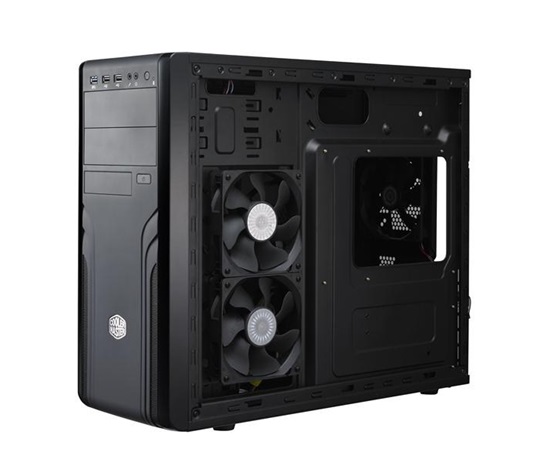 BAZAR Cooler Master case Force 500, ATX, Mid Tower, černá, bez zdroje - POŠKOZENÝ OBAL