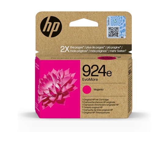 HP 924e EvoMore Magenta Original Ink Cartridge (800 pages)