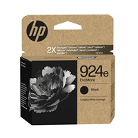 HP 924e EvoMore Black Original Ink Cartridge (1,000 pages)