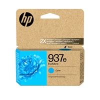 HP 937e EvoMore Cyan Original Ink Cartridge (1,650 pages)