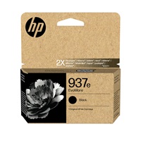 HP 937e EvoMore Black Original Ink Cartridge (2,500 pages)