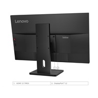 LENOVO LCD ThinkVision E24q-30 - 23.8",IPS,matný,16:9,2560x1440,178/178,6ms,300cd/m2,1300:1,HDMI,DP,PIVOT,VESA,3Y