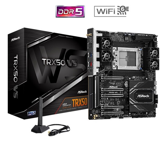 ASRock MB Sc sTRX5 TRX50 WS, AMD TRX50, 4xDDR5, E-ATX