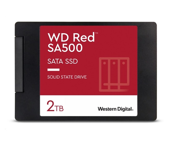 WD RED SSD 3D NAND WDS200T2R0A 2TB SATA/600, (R:560, W:530MB/s), 2.5"