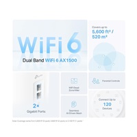 TP-Link Deco X10(3-pack) WiFi6 Mesh (AX1500, 2,4GHz/5GHz, 2xGbELAN/WAN)