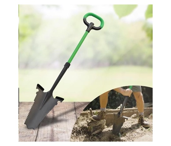 Hammersmith Rayzer Shovel rýč, rýč se špičatou čepelí, pilovité strany, 114cm