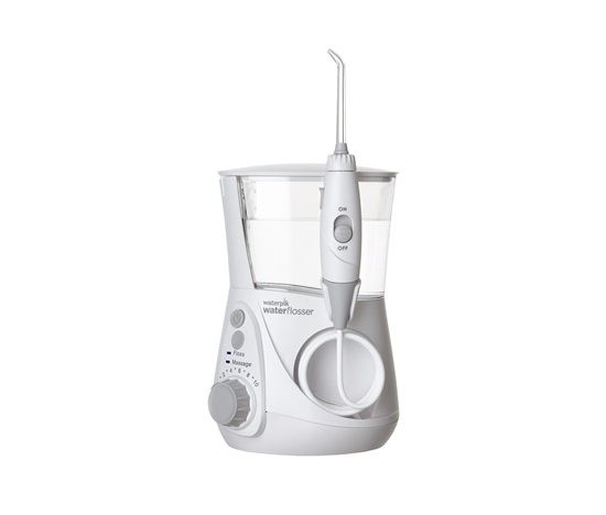 BAZAR - Waterpik Aquarius Professional WP660 White ústní sprcha, 2 režimy, časovač, LED kontrolky - poškozený obal