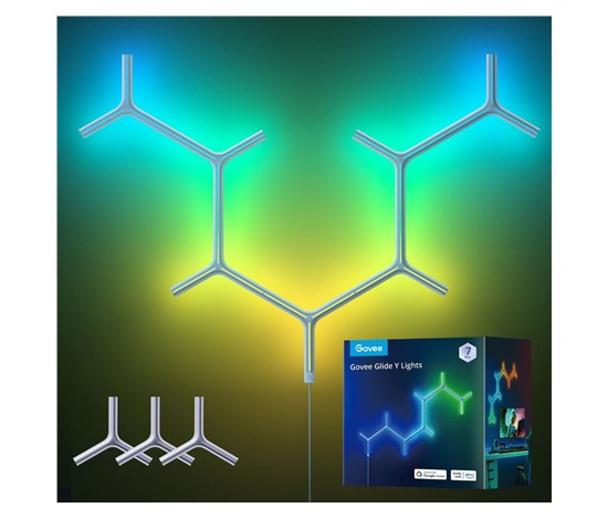 Govee LED RGBIC Y Shape Light Panel - 7ks