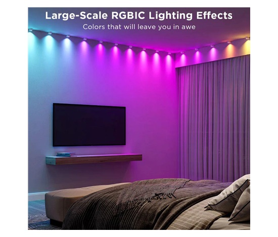 Govee RGBIC stropní LED String Downlights 5m