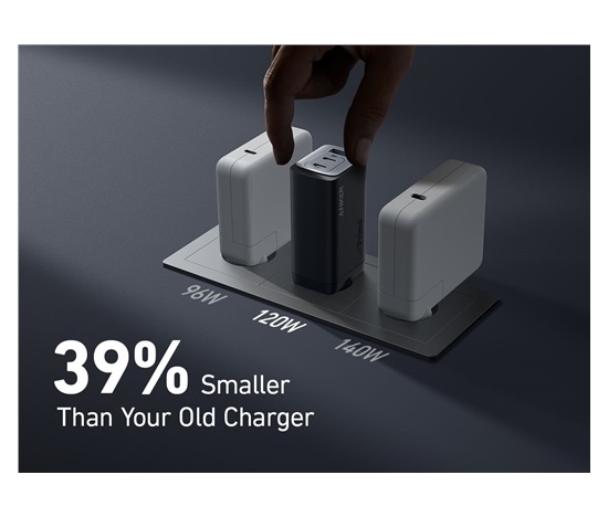 Anker 737 GaN III 3-Port 120W Charger_2*C(100W)+1*A(22.5W)