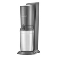 SodaStream Crystal 3.0 výrobník sody, 0,6l skleněná karafa, bombička s CO2, černý