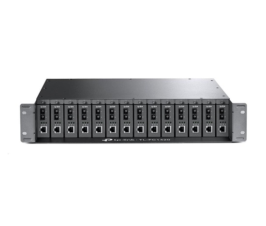 TP-Link FC1420 14slotové rackové šasi pro konvertory Tl-FCxxx