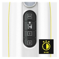 Karcher SC 3 Upright parní mop, 1600 W, eliminuje až 99,999 % virů a 99,99 % běžných domácích bakterií, bílá
