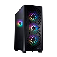 ADATA XPG case LANDER 501 Mid-Tower, bez zdroje, 4x 120mm ARGB Fan, Černá