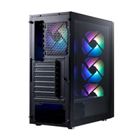 ADATA XPG case LANDER 501 Mid-Tower, bez zdroje, 4x 120mm ARGB Fan, Černá