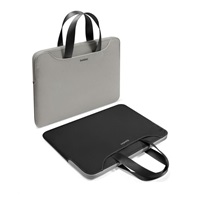 tomtoc Light-A21 Dual-color Slim Laptop Handbag, 13,5 Inch - Gray