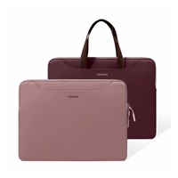 tomtoc Light-A21 Dual-color Slim Laptop Handbag, 13,5 Inch - Raspberry