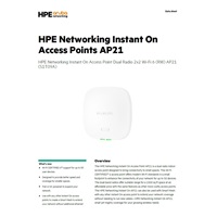 HPE Networking Instant On AP21 (RW) Dual Radio 2x2 Wi-Fi 6 Access Point (S1T09A)