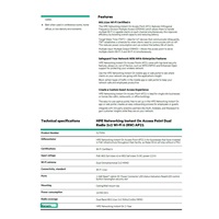 HPE Networking Instant On AP21 (RW) Dual Radio 2x2 Wi-Fi 6 Access Point (S1T09A)