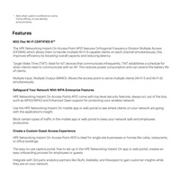 HPE Aruba Instant On AP21 (RW) Dual Radio 2x2 Wi-Fi 6 Access Point 5 Pack (+ 5 Mount Brackets)