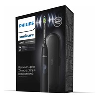 Philips Sonicare 4300 HX6800/87 elektrický zubní kartáček, sonický, 1 režim, 2 intenzity, cestovní pouzdro, černá
