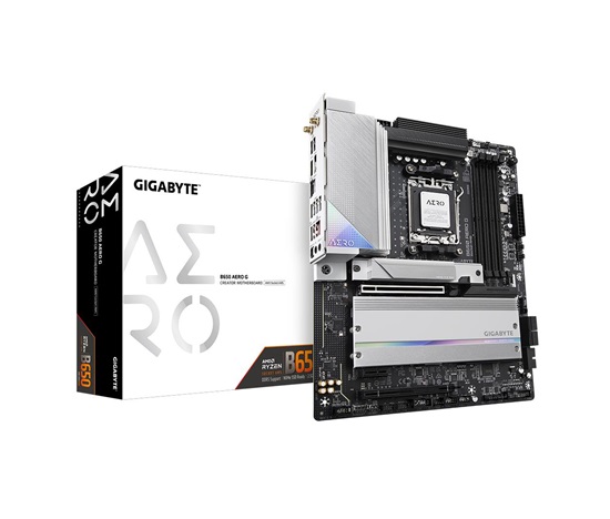 GIGABYTE MB Sc AM5 B650 AERO G, AMD B650, 4xDDR5, 1xHDMI, 1xUSB-C, WI-FI