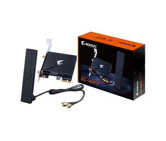 GIGABYTE WI-FI karta GC-WIFI7, WiFi7 Modul, PCIe x1, Bluetooth 5.3