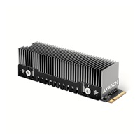 AXAGON CLR-M2XT, aluminiowy pasywny radiator dla jedno- i dwustronnych dysków M.2 SSD, wysokość 24 mm