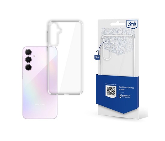 3mk Clear Case pro Samsung Galaxy A55 5G, čirá