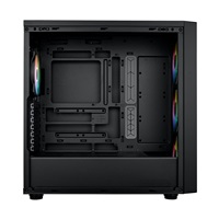 Cooler Master case MasterBox 600, ATX, Průhledná bočnice, 3x 140mm ARGB Fan, 1x 120mm ARGB Fan, ARGB Hub, Černá