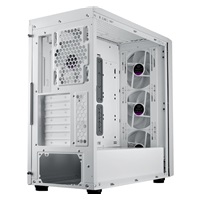 Cooler Master case MasterBox 600, ATX, Průhledná bočnice, 3x 140mm ARGB Fan, 1x 120mm ARGB Fan, ARGB Hub, Bílá