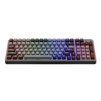 Cooler Master herní klávesnice mechanická MK770, drátová/bezdrátová, Kailh Box V2, USB, CZ, šedá