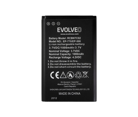 EVOLVEO originální baterie 1000 mAh pro EasyPhone FP,FS