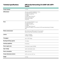 HPE Aruba Networking CX 6200F 48G 4SFP+ Switch JL726AR RENEW