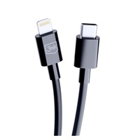 3mk datový kabel - Hyper Cable C to Lightning 20W 1.2m, černá