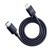 3mk datový kabel - Hyper Cable C to Lightning 20W 1.2m, černá