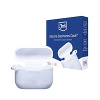 3mk Silicone AirPods Case pro AirPods Pro, bílá