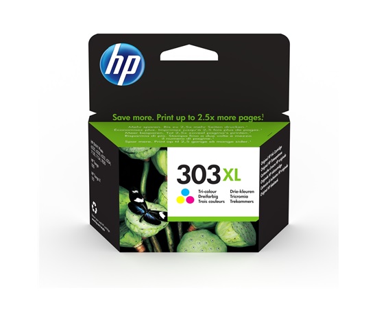 HP 303XL High Yield Tri-color Original Ink Cartridge