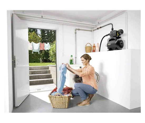 Karcher BP 3.200 Home domácí vodárna, 600 W, průtok 3200 l/h, hloubka sání 8 m, zpětný ventil