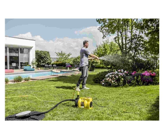 Karcher BP 4.500 Garden zahradní čerpadlo, 550 W, odčerpá až 4500 l/hod, samonasávací výška 8 m