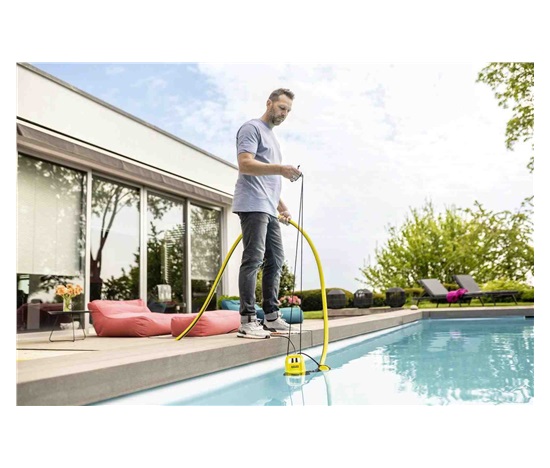 Karcher SP 9.000 Flat ponorné čerpadlo, 280 W, max hloubka sání 7 m, 9000 l/hod, plovákový spínač