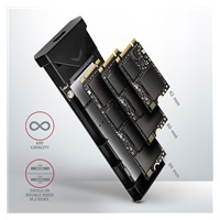 AXAGON EEM2-UB2, USB-C 10 Gbps - M.2 NVMe SSD ARROW box, czarny