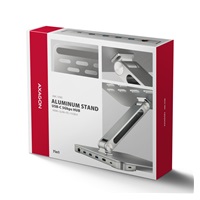 AXAGON HMC-STND, stojan pro 10"-16" notebooky, USB 5Gbps hub, 3x USB-A, HDMI 4k/60Hz, RJ-45, PD 100W, kabel USB-C 60cm